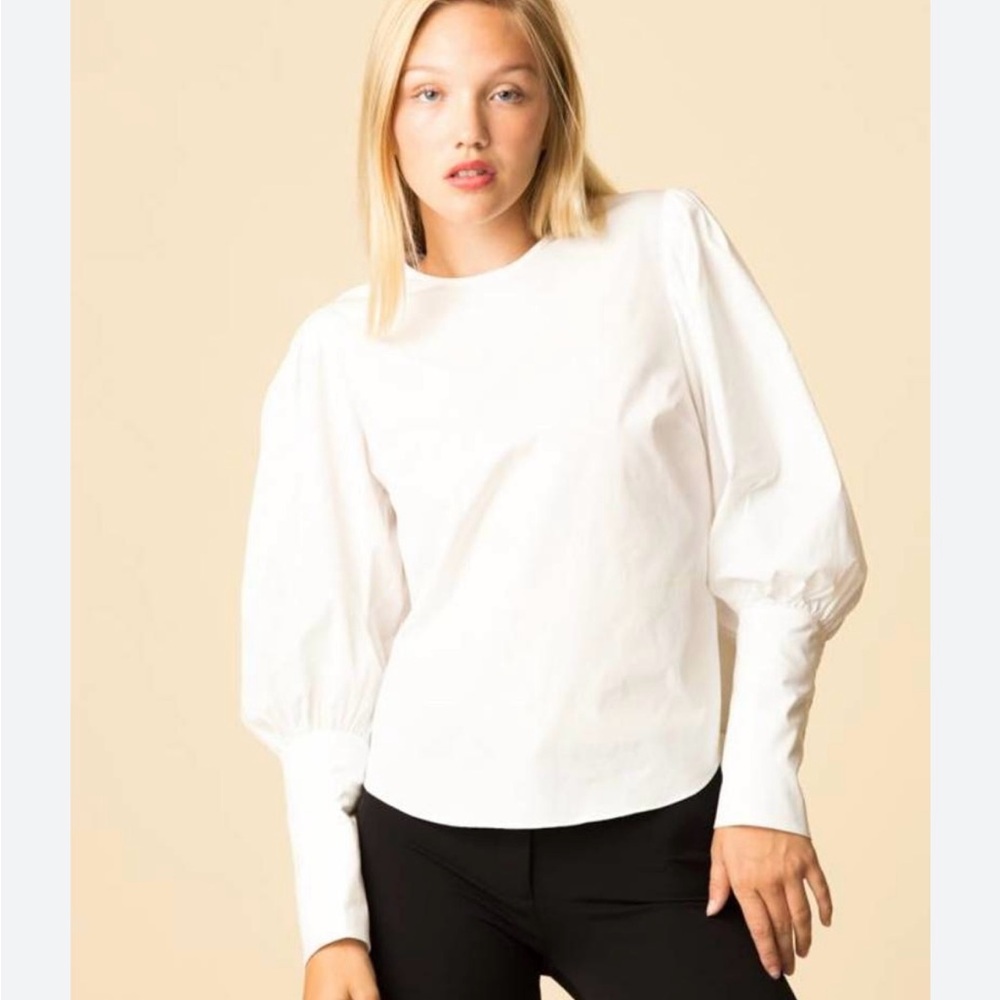 Veronica Beard White Clarke Top